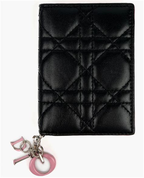 dior lady card holder|lady dior flap card holder.